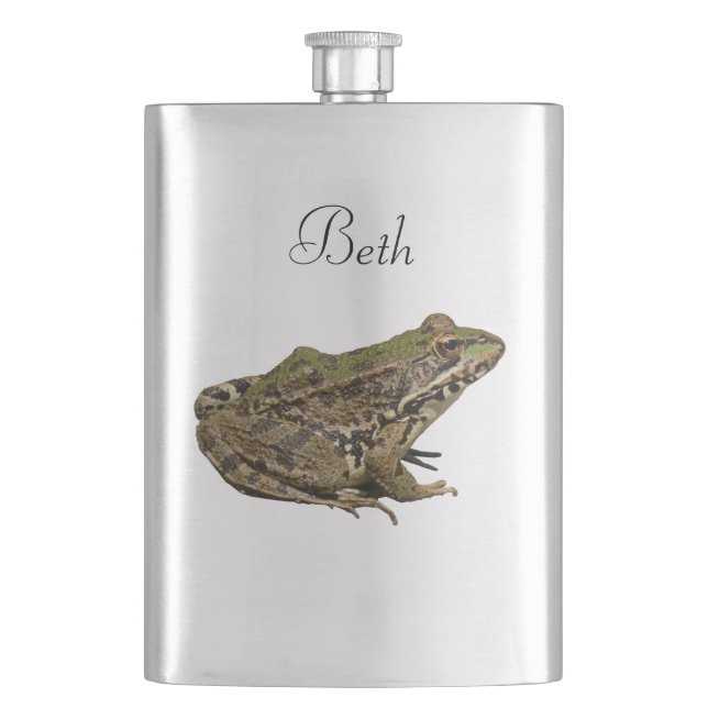 Frog Hip Flask (Front)