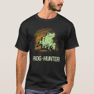 Frog Hunter Toad Pond Reptiles Zoology Animals Lim T-Shirt