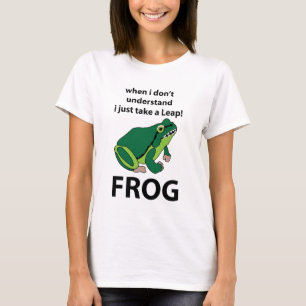 Frog I Just Take A Leap Frog T-Shirt