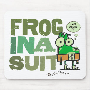Frog in a Suit Mousepad