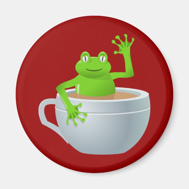 Frog in a Tea Magnet (Front)
