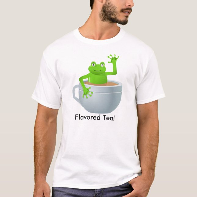 Frog in a Tea T-Shirt (Front)