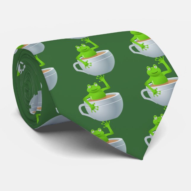 Frog in a Tea Tie (Rolled)