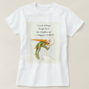 Frog in distress ladies T-Shirt