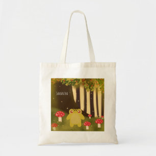 Frog In Magical Nature Tote Bag