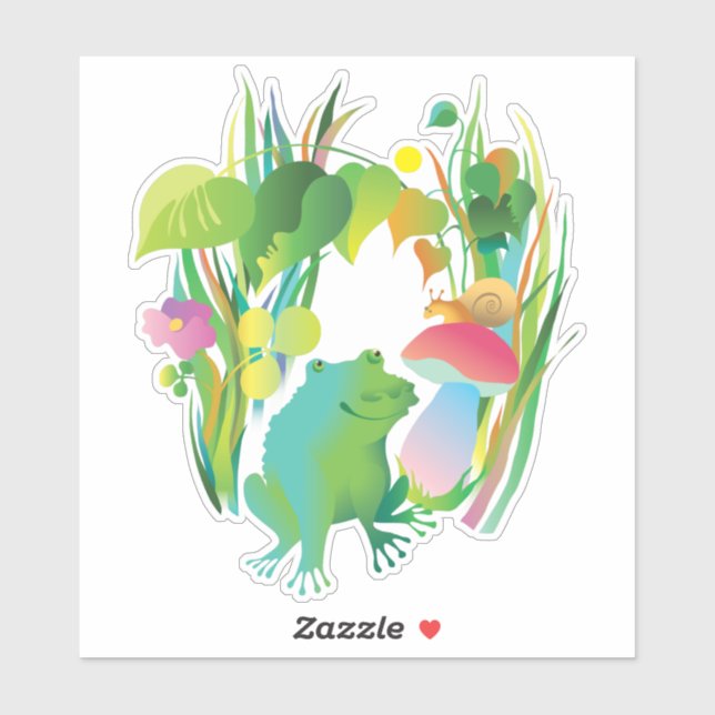 Frog in the grass (Sheet)