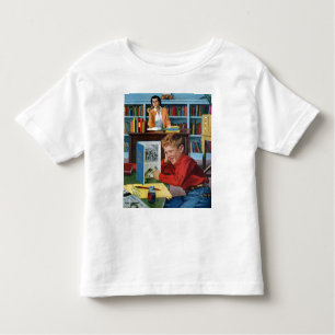 Frog in the Library Toddler T-Shirt