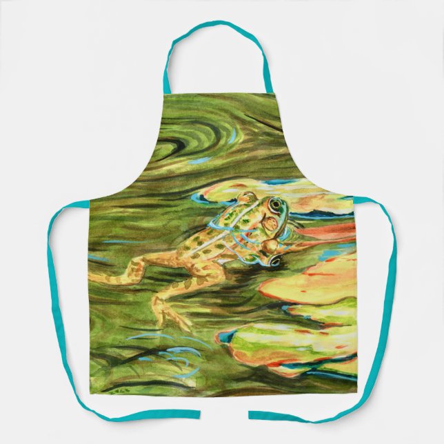 Frog in the Pond - Apron (Front)