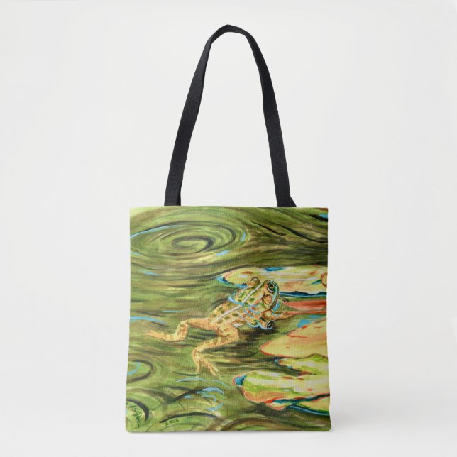 Frog in the Pond - Tote Bag (Front)