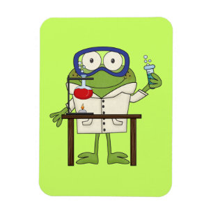 Frog in the Science Lab Magnet