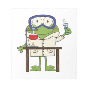 Frog in the Science Lab Notepad