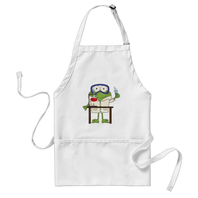 Frog in the Science Lab Standard Apron (Front)