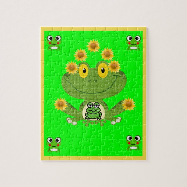 Frog Jigsaw Puzzle (Vertical)