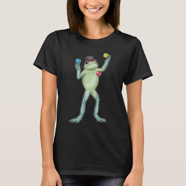 Frog Juggler Juggle T-Shirt (Front)