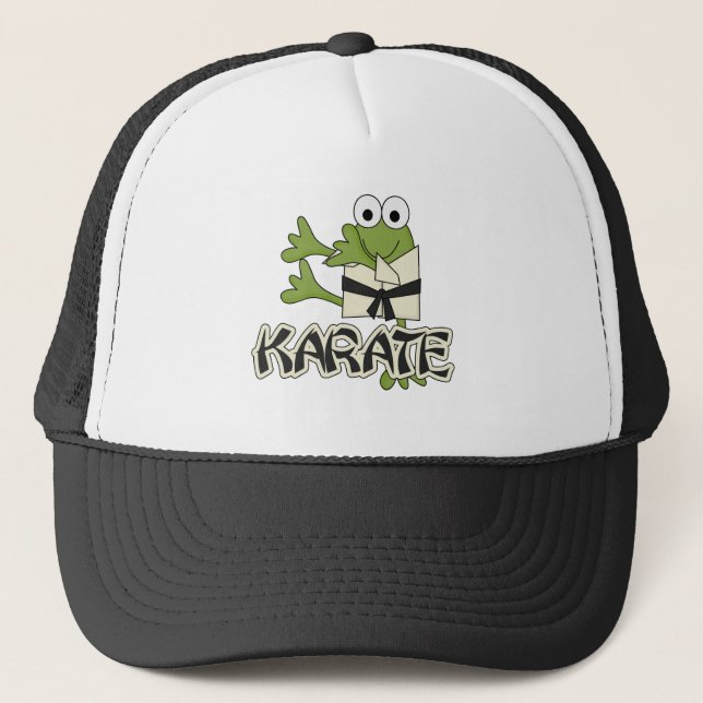 Frog Karate Tshirts and Gifts Trucker Hat (Front)