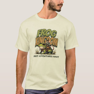 Frog Kingdom: Ribbit Adventures Await T-shirt