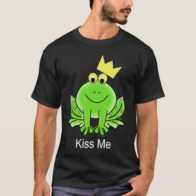 Frog Kiss Me T-Shirt (Front)