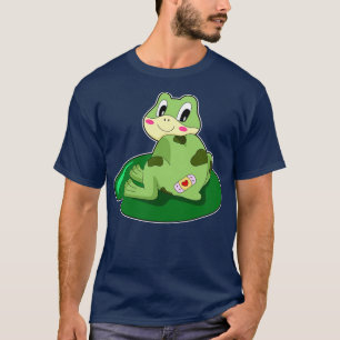 Frog Leaf Heart Plaster T-Shirt