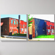 Frog Level Wall, Then and Now