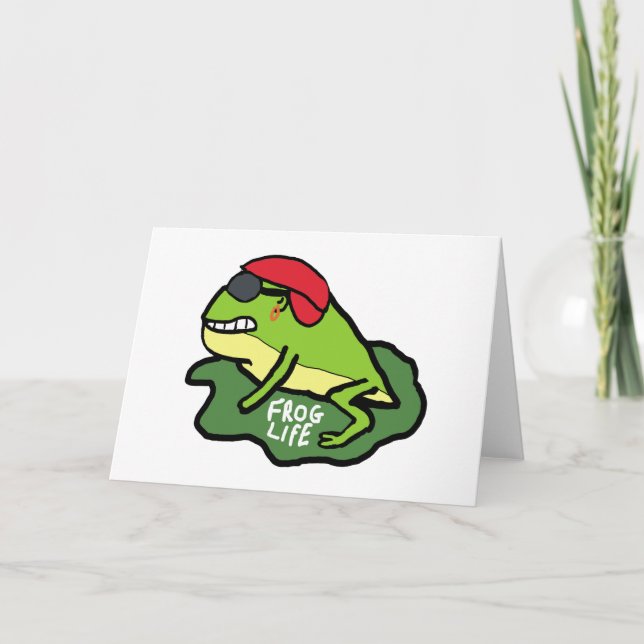 Frog Life Card (Front)