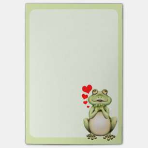 Frog Love Drawing Post-it Notes