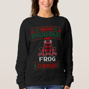 Frog Lover Christmas Pajama Ugly Christmas Sweater