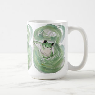 Frog Magic Humour Watercolor Froggy Coffee Mug