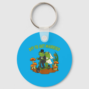 Frog Meme Wedding Bachelorette Party Off To Get Key Ring