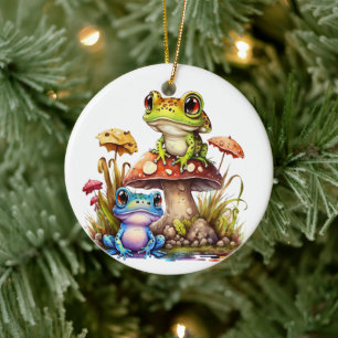 Frog Merchandise Gifts Ceramic Ornament