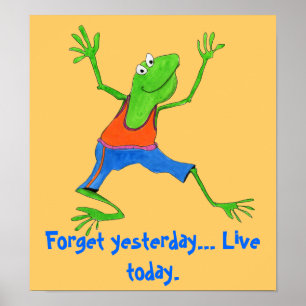 Frog message poster