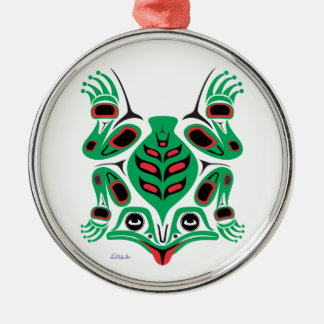 Frog Metal Tree Decoration