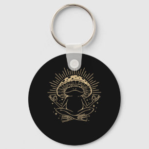 Frog & Minimalism Cottage  Aesthetic Goblincore Key Ring