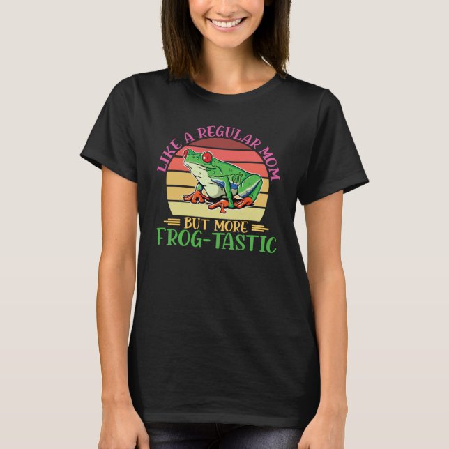 Frog Mom Red Eyed Tree Frog Agalychnis Callidryas T-Shirt (Front)