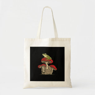 Frog  Mushroom Cottagecore Classic Tote Bag