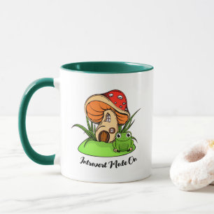 Frog & Mushroom Fairy House: Introvert Mode On Mug