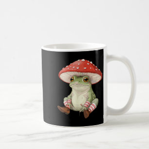 Frog Mushroom Forest Nature Aesthetic Cottagecore Coffee Mug