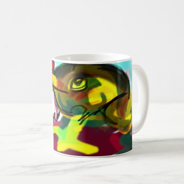 Frog  Mushroom fun  Coffee Mug (Front Right)