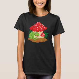 Frog Mushroom Umbrella  Cute Frogs Animal  Graphic T-Shirt
