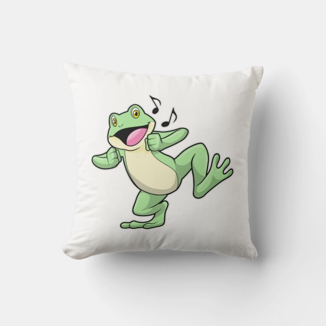 Frog Music Dance Cushion (Front)