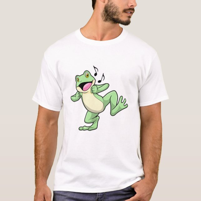 Frog Music Dance T-Shirt (Front)