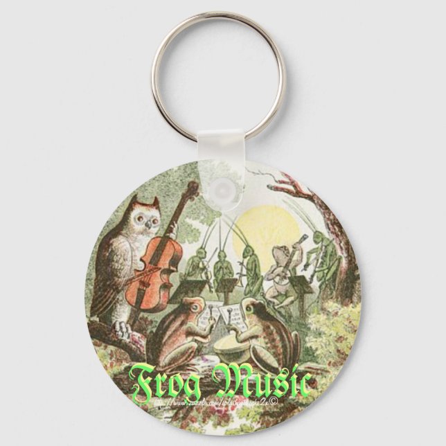 "Frog Music" Key Ring (Front)