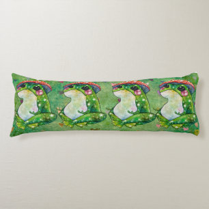Frog named Clover Body Cushion