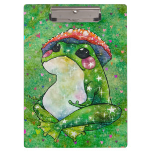 Frog named Clover Clipboard