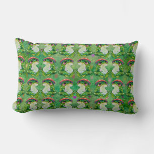 Frog named Clover Lumbar Cushion