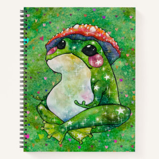 Frog named Clover Notebook