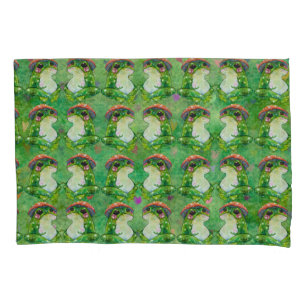 Frog named Clover Pillowcase