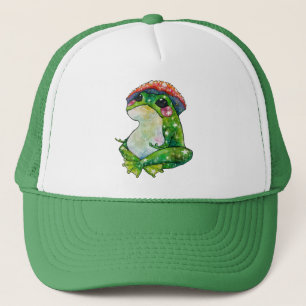 Frog named Clover Trucker Hat