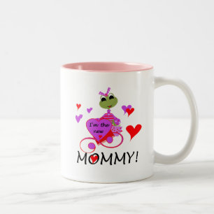 Frog New Mummy T-shirts and Gifts Two-Tone Coffee Mug
