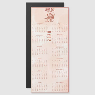 FROG Off I'm Busy  2026 Brown Frog Calendar