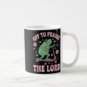 Frog Off Praise Lord Artwork Coffee Mug